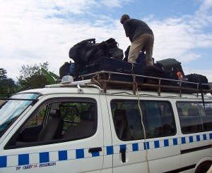 matatu (Ugandan taxi), courtesy of Nicole Steele Wooldridge