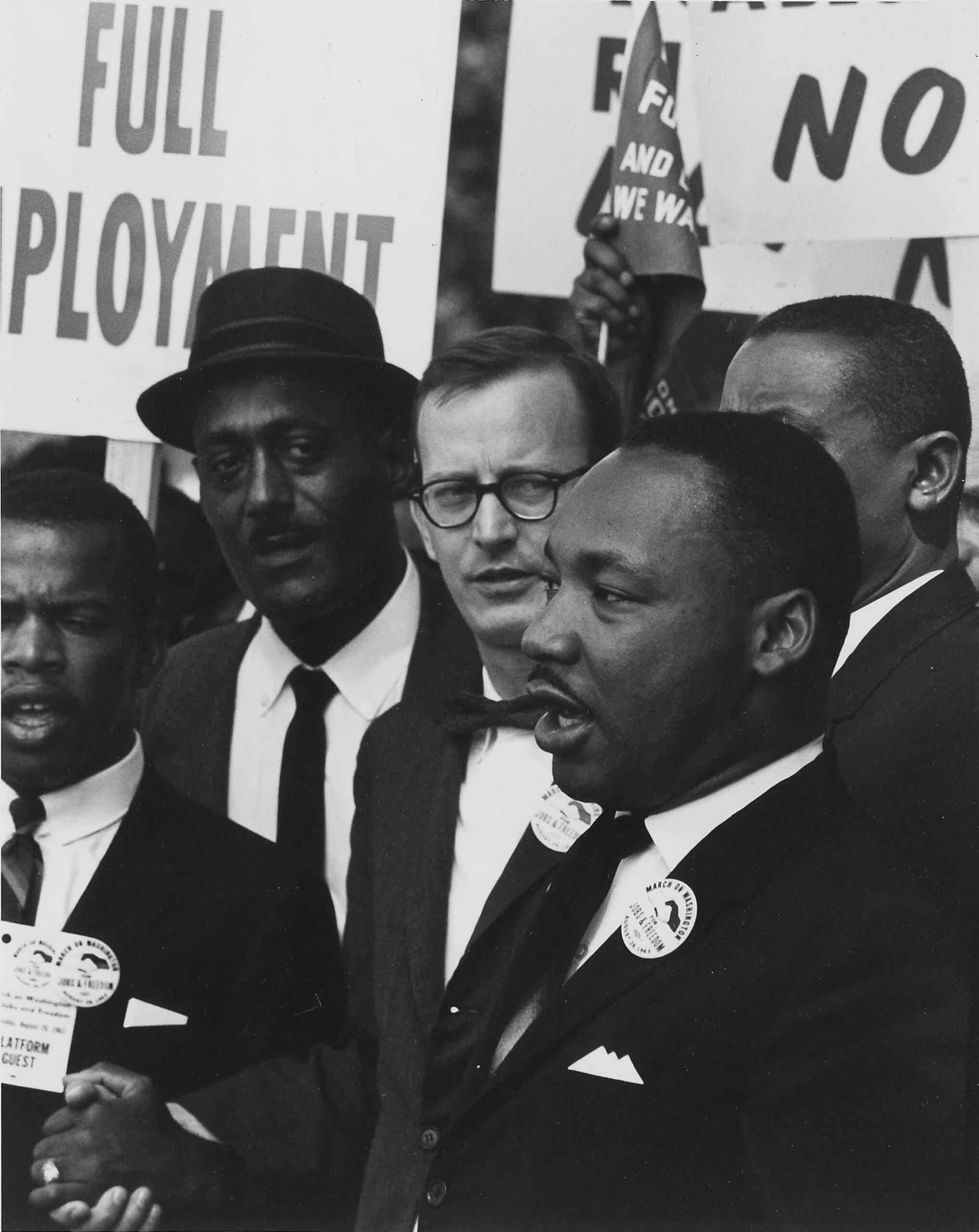 Dr. Martin Luther King, Jr. black and white photo